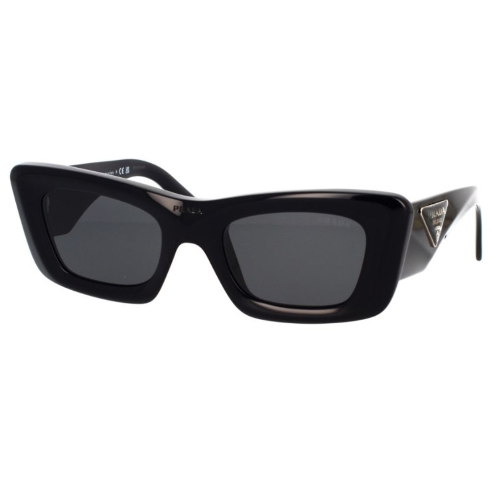 NEW PRADA PR13ZS 1AB5S0 WOMEN PRADA SUNGLASSES PRADA SPR 13Z BLACK PR 13SZ - Picture 9 of 11